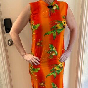 Vintage Hawaiian Asian Inspired Tiki Aline - small vintage women's XL